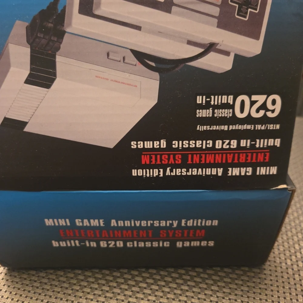 NIB Mini Game Anniversary Edition Entertainment System: 620 Classic Retro Games!